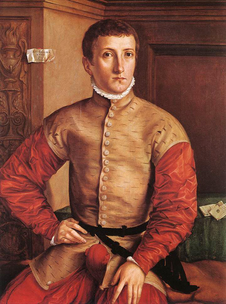 portrait of a seated youth'